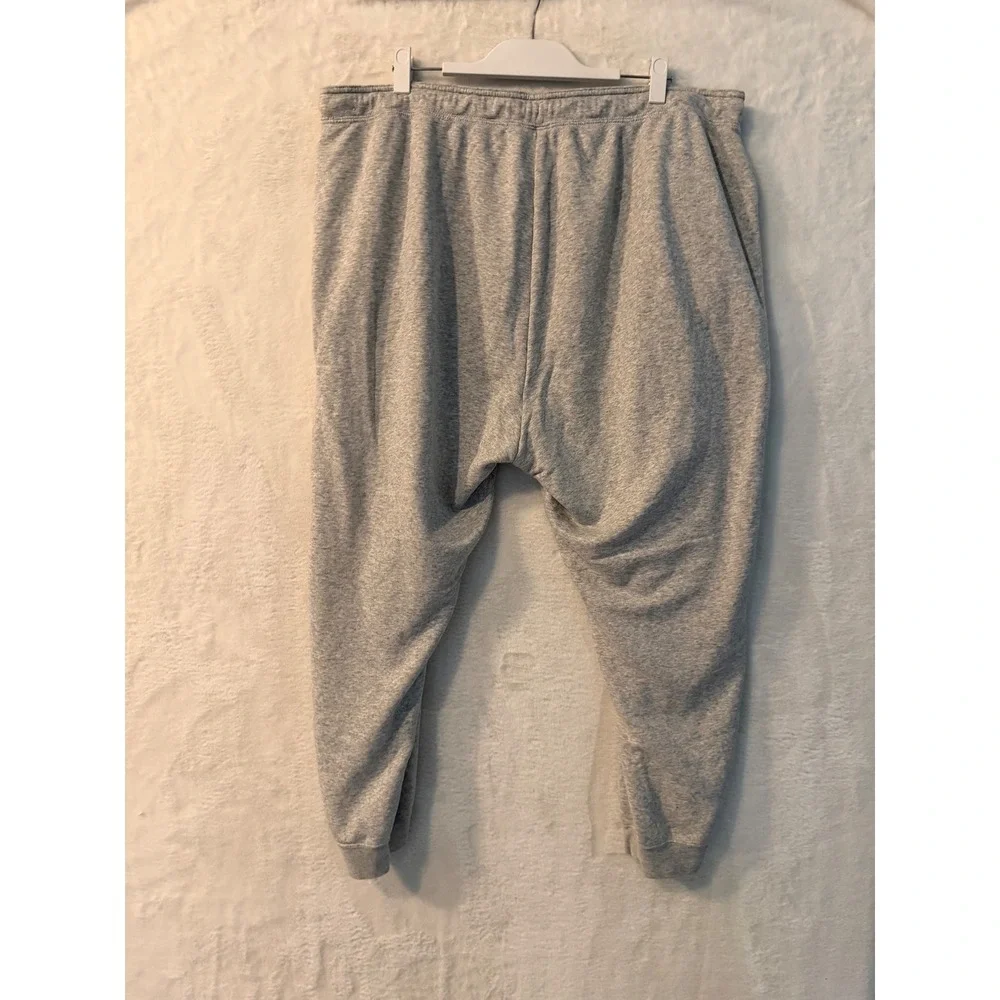 Nike Mens 3X Heather Gray Fleece Joggers‎ Just Do It Graphic Sweatpants